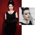 Women Jewelry Set Pearl Necklace Tiara Silver Earrings Party Costume Accessories