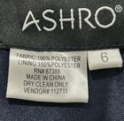 Ashro Jacket   Dress Set Wmns 6 Mother Of The Bride Midi Formal Navy White