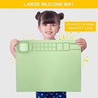 Silicone Painting Mat  Art Mat With Cup And Paint Brush Cleaner Tool