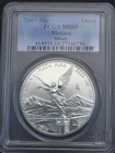 2009 - Mo Pcgs Ms69 Mexico 1 Onza Silver Libertad    Only 6 Graded Higher   