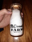 Rare Wakefield Mcdonald Farm Half Pint Dairy Milk Bottle Disney 