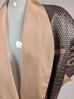 Vintage 1940   s Rich Satin Robe W Tassel Trimmed Belt