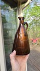 Nice 1840s 50s Handled Star Whiskey   W b Crowell Jr   New York Pontil Bottle