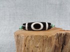 Tibetan Old Agate Dzi Bead Amulet For Pendant  Energy Tibet Gzi Bead A