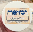 Vintage Mehron Clown White Theater Makeup  Used  For Collection