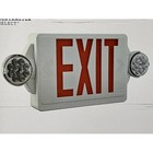 Contractor Select Lhqm Led Exit Sign Emergency Combo Light  120 277v  White red
