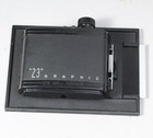Graflex  23  Roll Film Back For 4x5 W Manual And Finder Mask In Box Very Clean