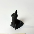 Vtg 1983 Inuit Soapstone Bird Carving Lucy Meeko Great Whale River Canada Tag