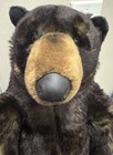 Fao Schwarz Black brown Bear 15 Inch Plush Toys-r-us 2014 Grizzly Bear