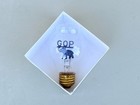 Vintage Aerolux Light Bulb  Gop Elephant Republican Party  Working  Glows Orange