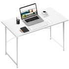 40 Inch Home Office Standing Desk Computer Desk Writing Study Work Table White
