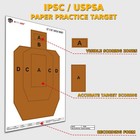 Atflbox 23  X 35  Ipsc uspsa Practice Paper Shooting Targets  Competition Torso