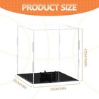 Basketball Display Case Acrylic Box Stand Clear Autographed Soccer Ball Models