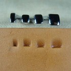 Japan Select - Smooth Beveler Stamps  4-piece Set  Leather Stamping Tools 