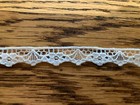 Bolt Lot Of Vtg  Sewing Lace Floral Ivory 7 16  Scalloped Partial 20 Yard  Bolt