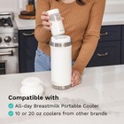 Baby Brezza Replacement Breastmilk Cooler Storage Bottles  Plastic  10 Oz  4-   
