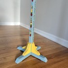 Vintage Nursery Hand Painted Children   s Mid Century Coat Clothes Tree Coat Rack