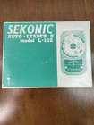 Sekonic Auto-leader 3 Model L-162 Light Meter Leather Case Vintage Brand New