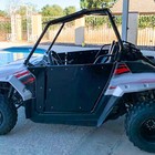 For    2009-2022 Polaris Rzr 170 Aluminum Opening Doors   Heavy Duty Roof Black