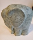 A Carved Stone Elephant Statue Figurine African Wildlife Artist Piece Vintage