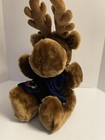 Dan Dee Collectors Choice Christmas 15    Plush Reindeer Toy With Velvet Bow Tie