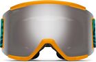 Smith Optics Squad Xl Chromapop Snow Goggles W  Bonus Lens Silver And Blue Lens