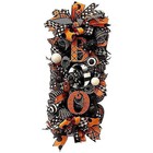 Halloween Pumpkin Wreath Door Hanging Wreath Thanksgiving Day Home Party Decor