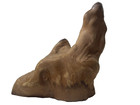 Natural Cypress Knee Tree Root Sculpture Abstract Art Wood Carving Veins Vtg