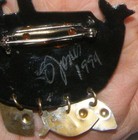 Vtg  94 Susan Jones Artist Signed Artisan Pin Brooch Noah s Ark Enamel On Copper