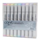 Copic Sketch 36 Colors Basic Set Marker Pens Art Design Illustration Brand New