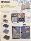 American Tourister 10-piece Luggage Set Silver Hardside Spinners Cubes New Tags