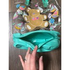 Vintage 1991 Sanrio Pool Clear Bag Just For Fun Bear Snap Close Read