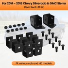 2 5  Rear Seat Lift Kit Fits For 2014-2018 Chevy Silverado Gmc Sierra Crew Cab