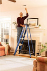 Folding Ladder 6   Fiberglass Step  10  Reach  225-lb  Load Capacity  W-3217-06