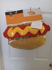 Plush Hot Dog Halloween Dog Costume On Bun W mustard And Relish Target - Medium