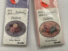 Bucilla Ribbon Embroidery Fabric Lilac   Peach Moire 
