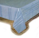 Clear Plastic Tablecloth Protector - Vinyl Table Cover 60 x120  For Dining   Eve