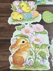 Lg Lot Vintage Holiday Bulletin Board Die Cut Cutout Decorations Easter Unused