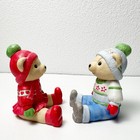 Russ Winter Bear 4    Ceramic Figurines