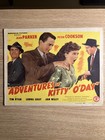Authentic Lobby Card    adventures Of Kitty O   day    1945 Monogram Pictures