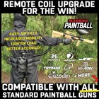 Clearance Maddog Heavy Duty Paintball Tank Remote Coil Hose Hpa Co2
