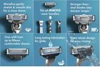 17 Gillette Mach 3 Razor Blades 16 Refill Cartridges Turbo Metal Shaver Handle 8
