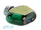 Tiny Heart Shape Colorful Green Antique Pill Bottle Lactopeptine W pic Cross