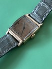 Vintage Lady Elgin 10 K Rose Gold Ladies Watch In Original  tank  Style Case