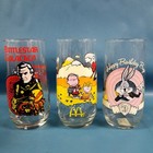 Set Of 8 Vintage 1970s 80s Cartoon Collector Series Drinking Glasses  Mcdonalds 