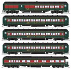 Broadway Limited 9103 Heavyweight 5-car Passenger Set  Christmas Scheme Ho Scale