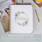 Wedding Book Planner   Organizer -floral Gold Edition-diary Engagement Gift Book