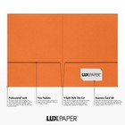 9 X 12 Presentation Folders - Mandarin  10 Qty    Perfect For Tax Season  Bro   