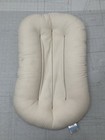 Snuggle Me Infant Organic Lounger Natural With Pink Cover