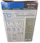 Petsafe Wall Entry Aluminum Pet Door Small Dog 1lb-15lb  Ppa11-10915  new Openbox